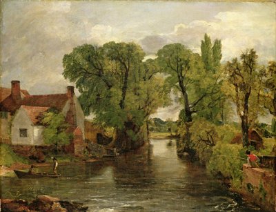 The Mill Stream, 1814-15 by John Constable